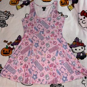 Hot Topic kawaii gamer girl dress 🩷🎮👾
